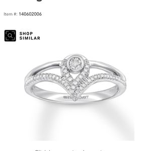 Kay's interwoven ring, size 6 3/4